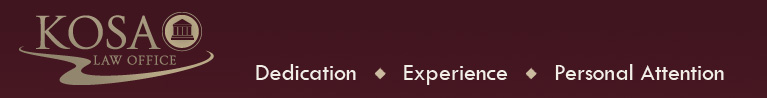 Kosa Law Office, Serving River Falls, WI and Hudson, WI